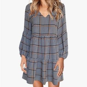 *Final price* Plaid tiered dress size 2X